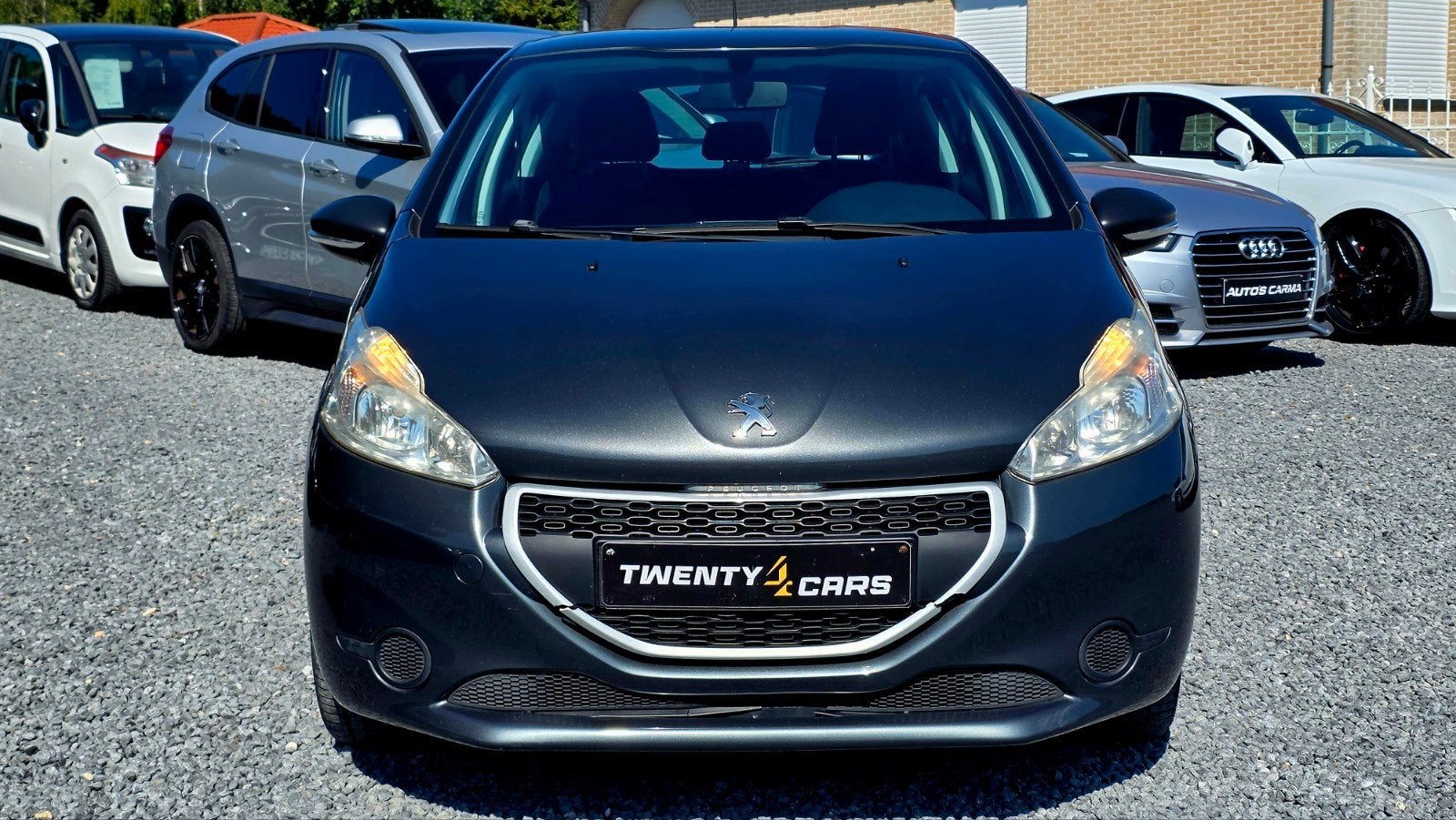 Peugeot 208 Benzine Airco ParkSensor Cruisecontrol, Autos, Argent ou Gris, Achat, Euro 6, Entreprise