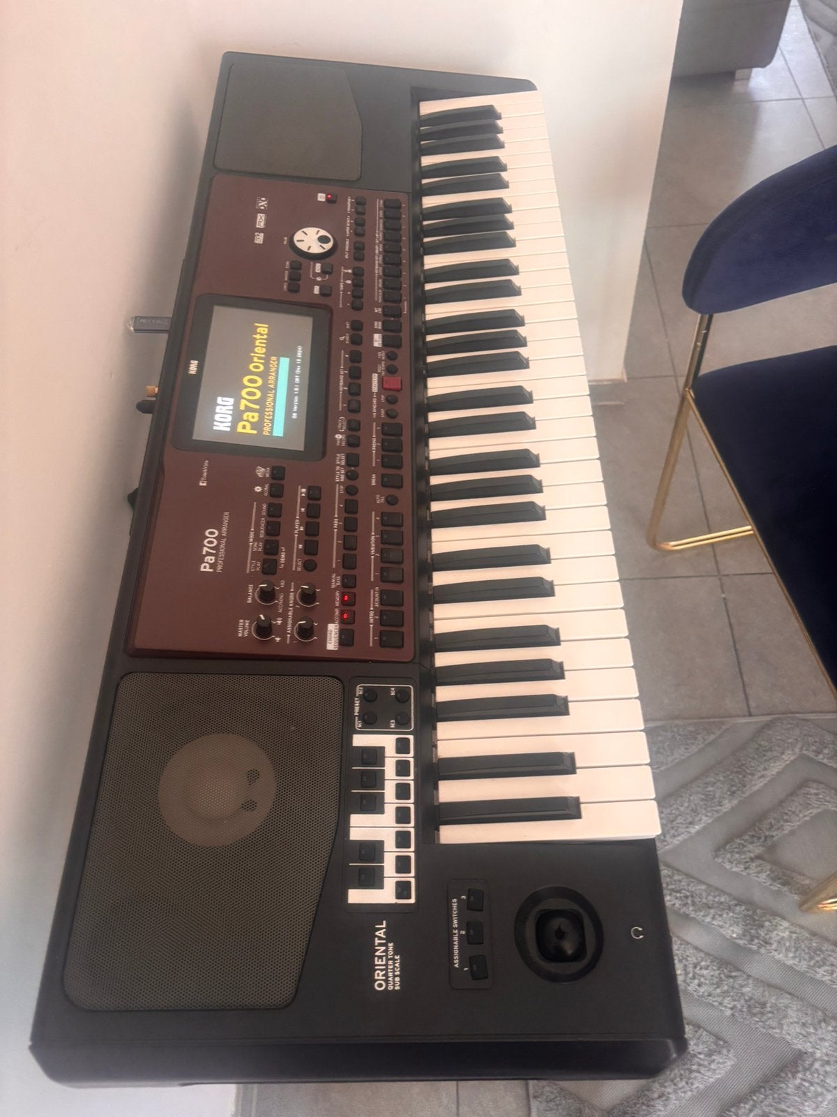 KORG PA700 Oriental, Muziek en Instrumenten, Ophalen, Korg, Aanslaggevoelig, 61 toetsen