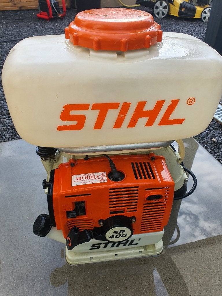 Pulvérisateur à essence Stihl SR400, très bon désherbant, Enlèvement, Utilisé, Répression des mauvaises herbes