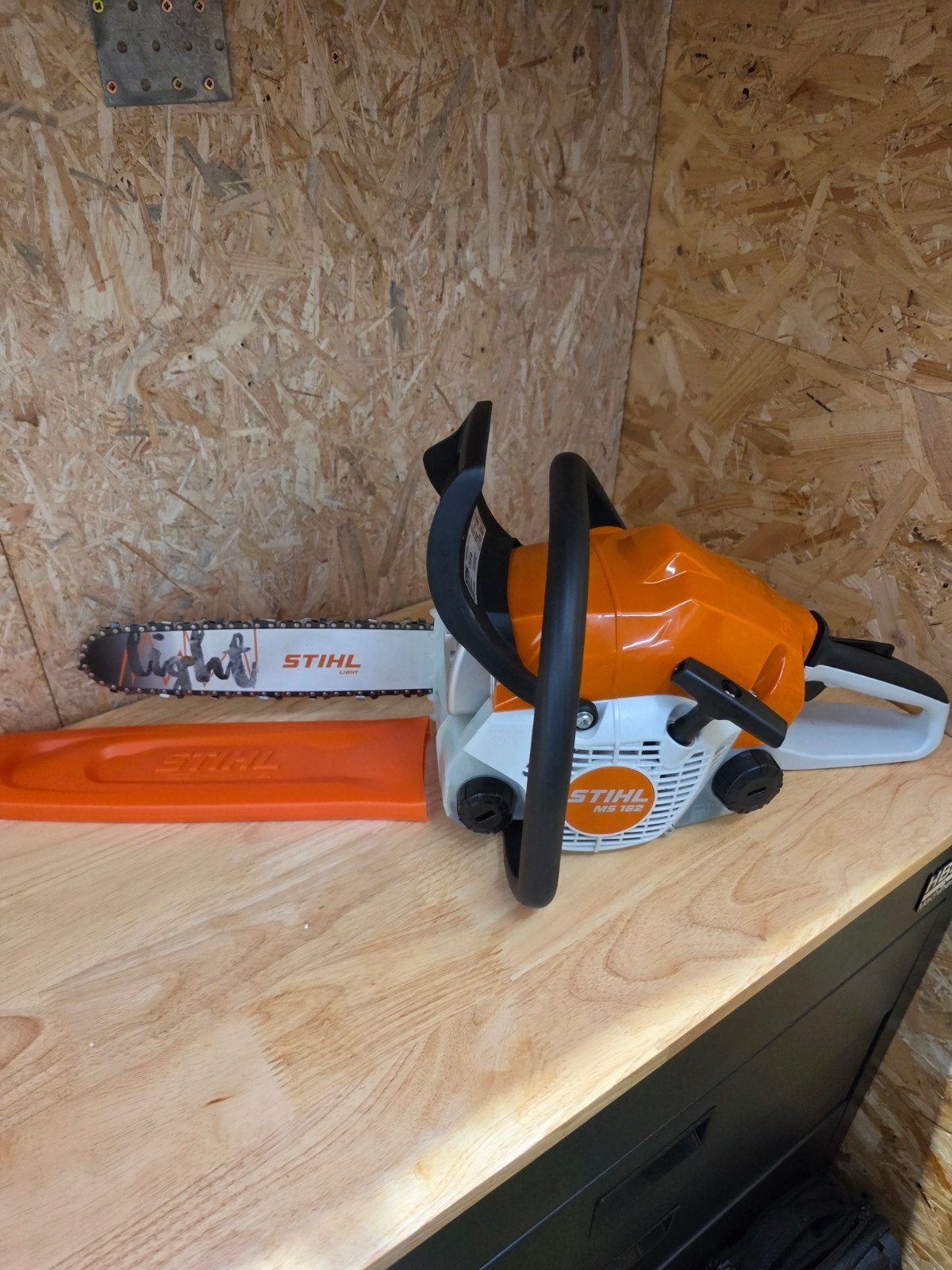 Stihl ms 162c kettingzaag, Ophalen, Kettingzaag