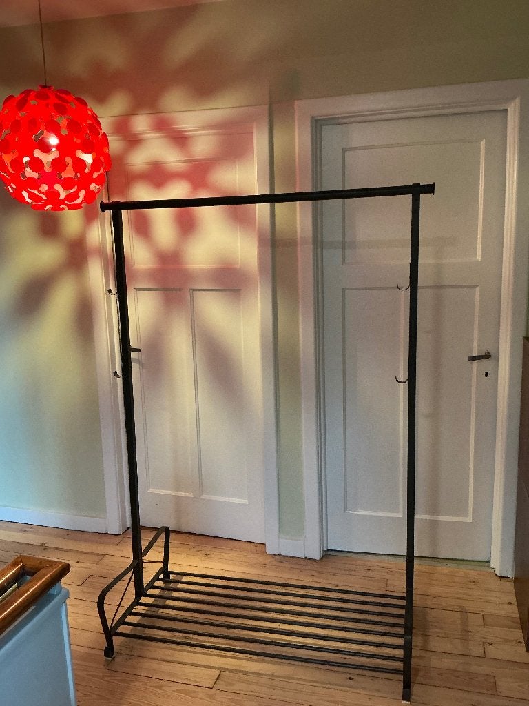 Portis Ikea kledingrek met schoenenrek, Ophalen, Gebruikt