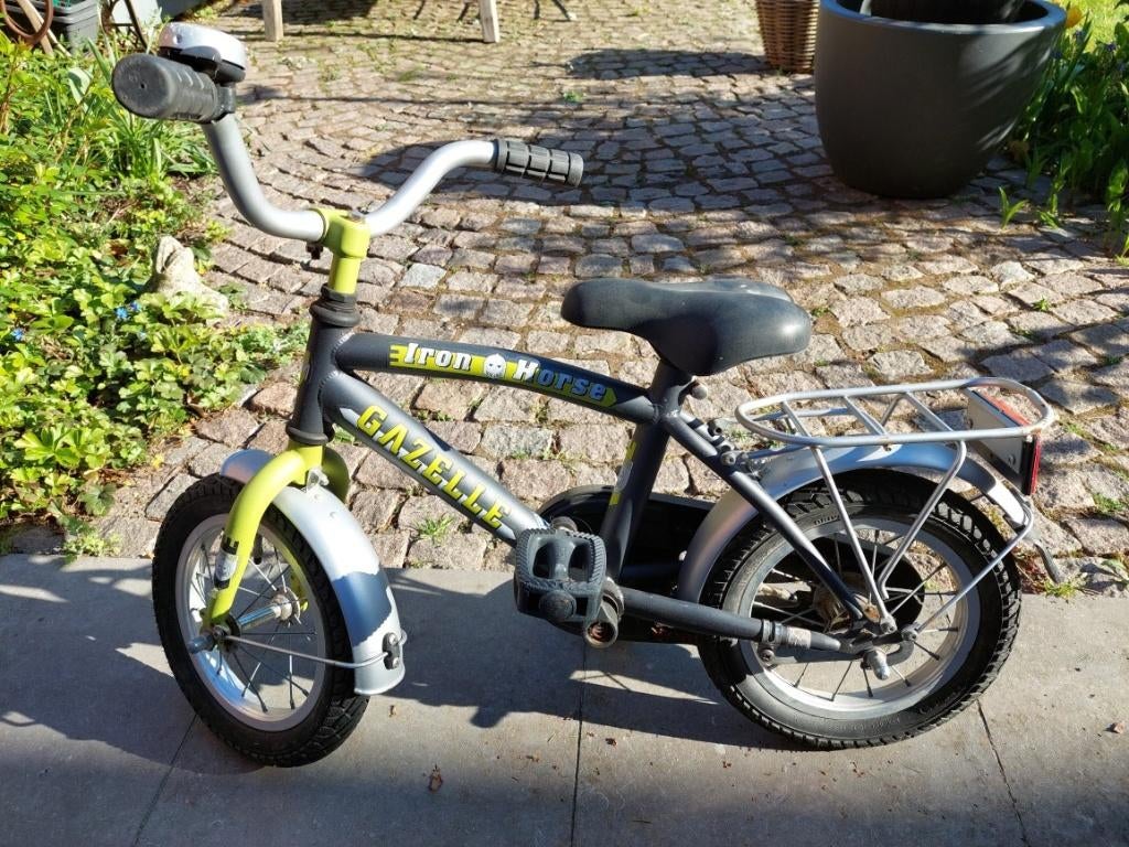 Kleine kinderfiets GAZELLE, Ophalen, Zijwieltjes, Gebruikt, Minder dan 16 inch