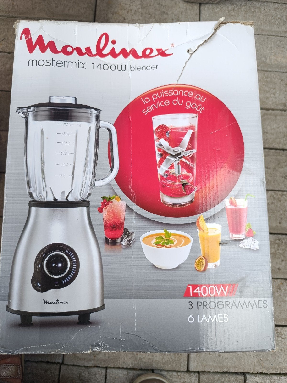 Blender Moulinex Master Mix 1400W – Neuf, jamais utilisé, Electroménager, Mélangeurs de cuisine, Enlèvement
