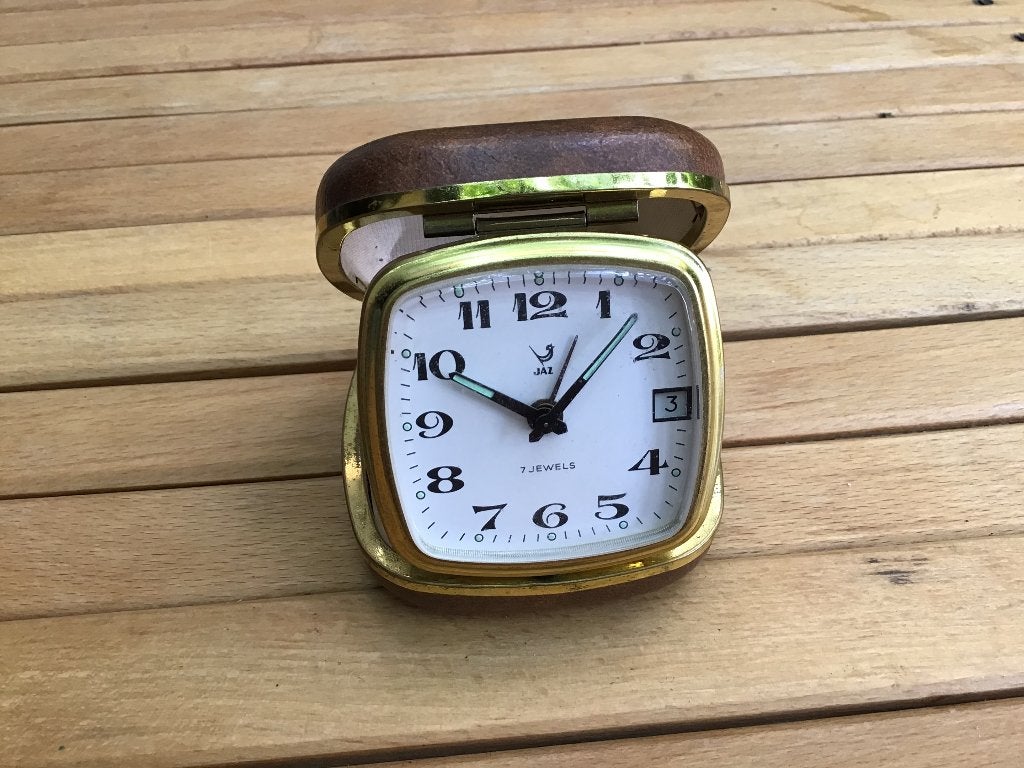 Vintage reiswekker, Antiek en Kunst, Ophalen of Verzenden