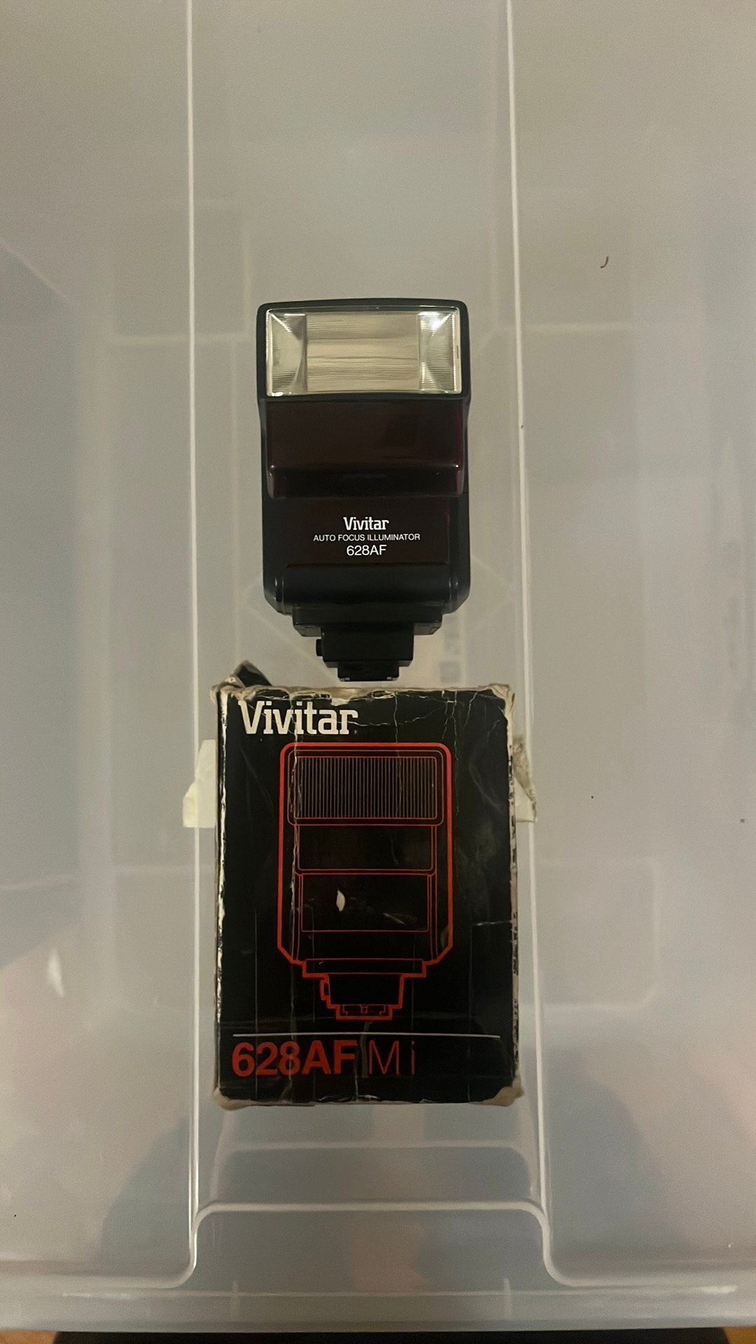 Vivitar 628AF Mi Auto Focus Illuminator cameraflitser, TV, Hi-fi & Vidéo, Enlèvement, Comme neuf, Minolta