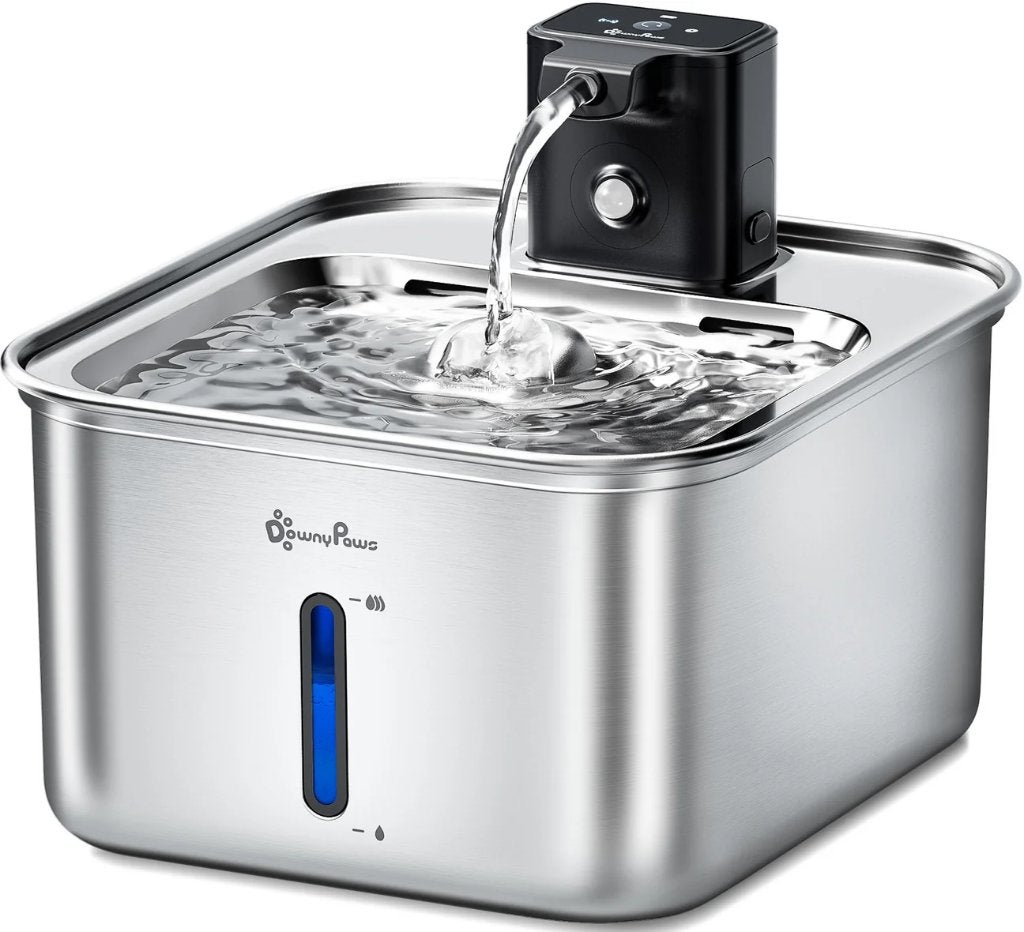 DownyPaws FurSink - Drinkfontein Katten (RVS Versie), Ophalen of Verzenden, Automatisch, Nieuw