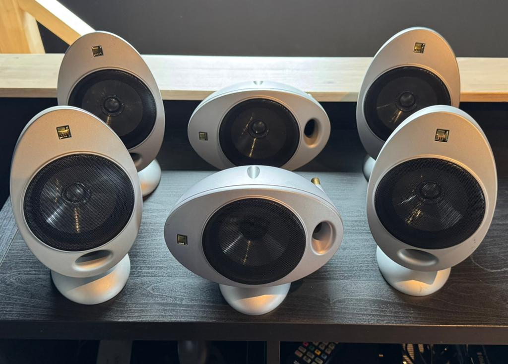 KEF luidsprekers, Gebruikt, 60 tot 120 watt, Surroundset zonder subwoofer, Ophalen