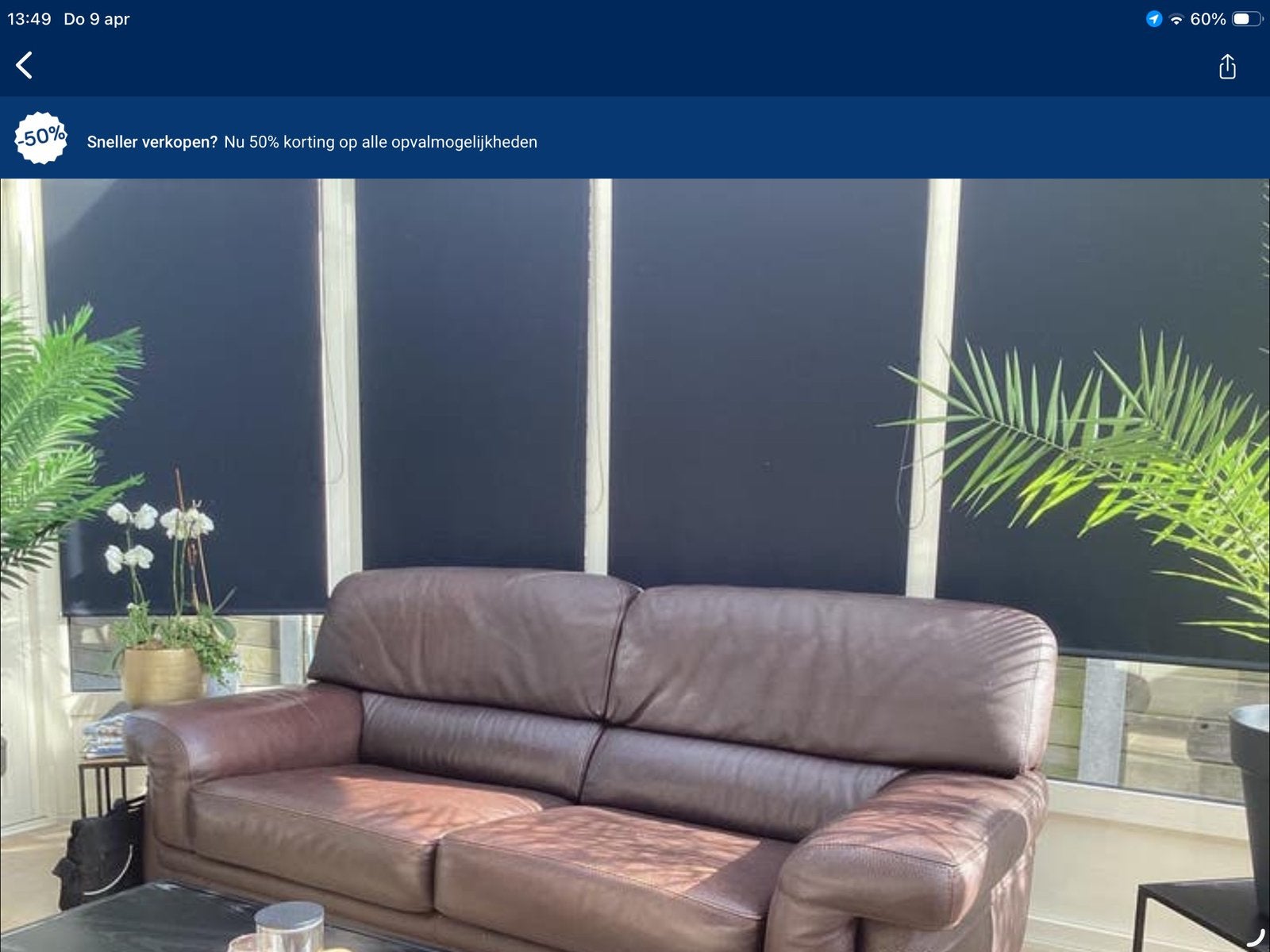 Lederen salon, Ophalen, Gebruikt, Klassiek, Leer