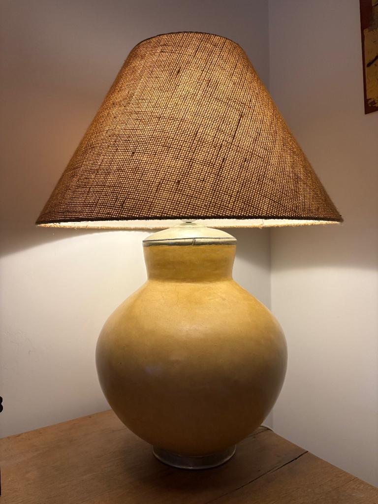 Marokkaanse tadelakt lamp, Huis en Inrichting, Ophalen, Overige materialen, 50 tot 75 cm, Marokkaans