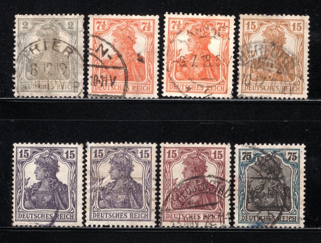 DEUTSCHES REICH jaar 1916 gestempeld, Postzegels en Munten, Postzegels | Europa | Duitsland, Verzenden, Gestempeld