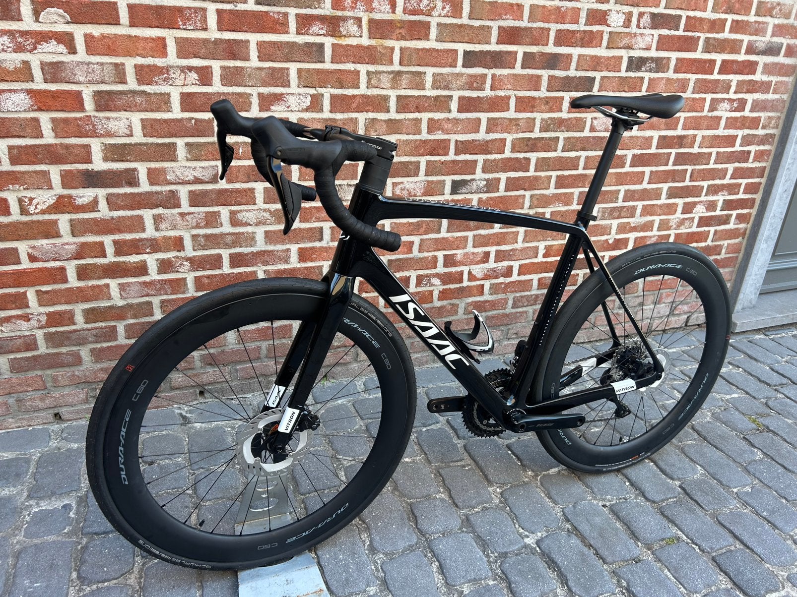 Nieuw opgebouwde Isaac Vitron Large Di2, Fietsen en Brommers, Fietsen | Racefietsen, Ophalen, Nieuw, Carbon