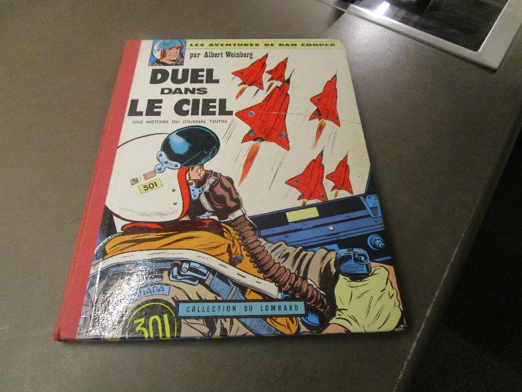 Dan Cooper - Duel dans le ciel - HC - 1962 - 1e druk, Boeken, Gelezen, Eén stripboek, Albert weinberg, Ophalen of Verzenden