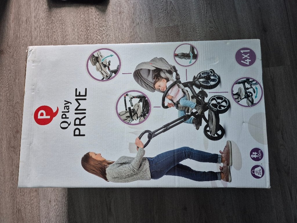 Q PLAY prime 4x1, Kinderen en Baby's, Kinderwagens en Combinaties, Ophalen, Nieuw, Combiwagen, Overige merken