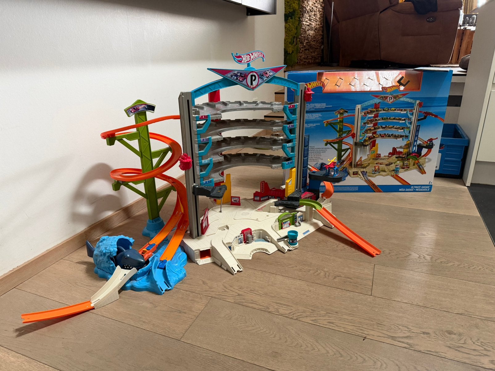 Hotwheels ultimate garage, Enlèvement, Utilisé, Circuit, Hot Wheels