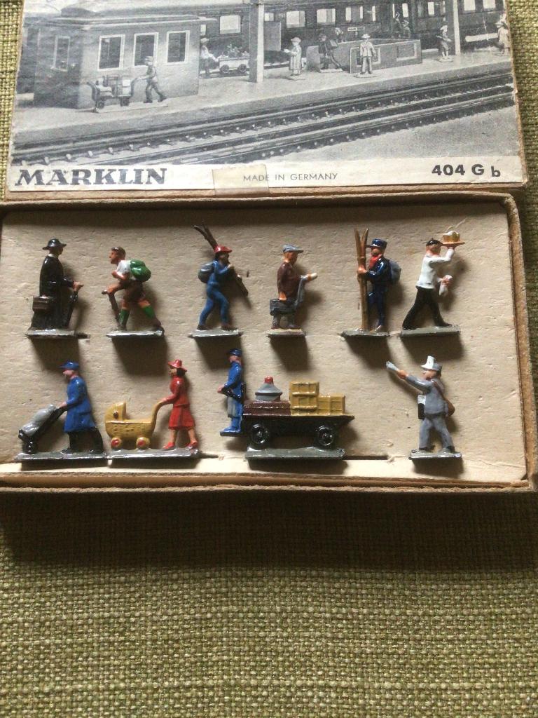 Marklin 800 antieke set reizigers 404 Gb, Ophalen of Verzenden