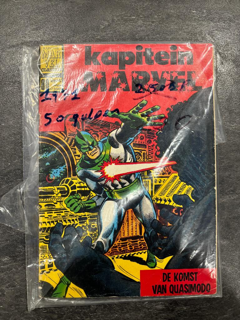 Kapitein Marvel vintage strip De komst, Boeken, Ophalen of Verzenden