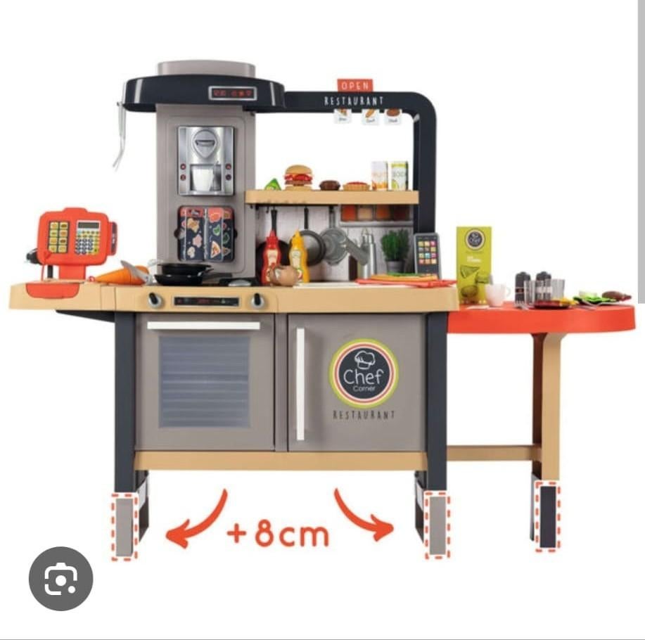 Smoby Speelkeuken (met veel accessoires), Kinderen en Baby's, Ophalen, Zo goed als nieuw, Kunststof, Speelkeuken