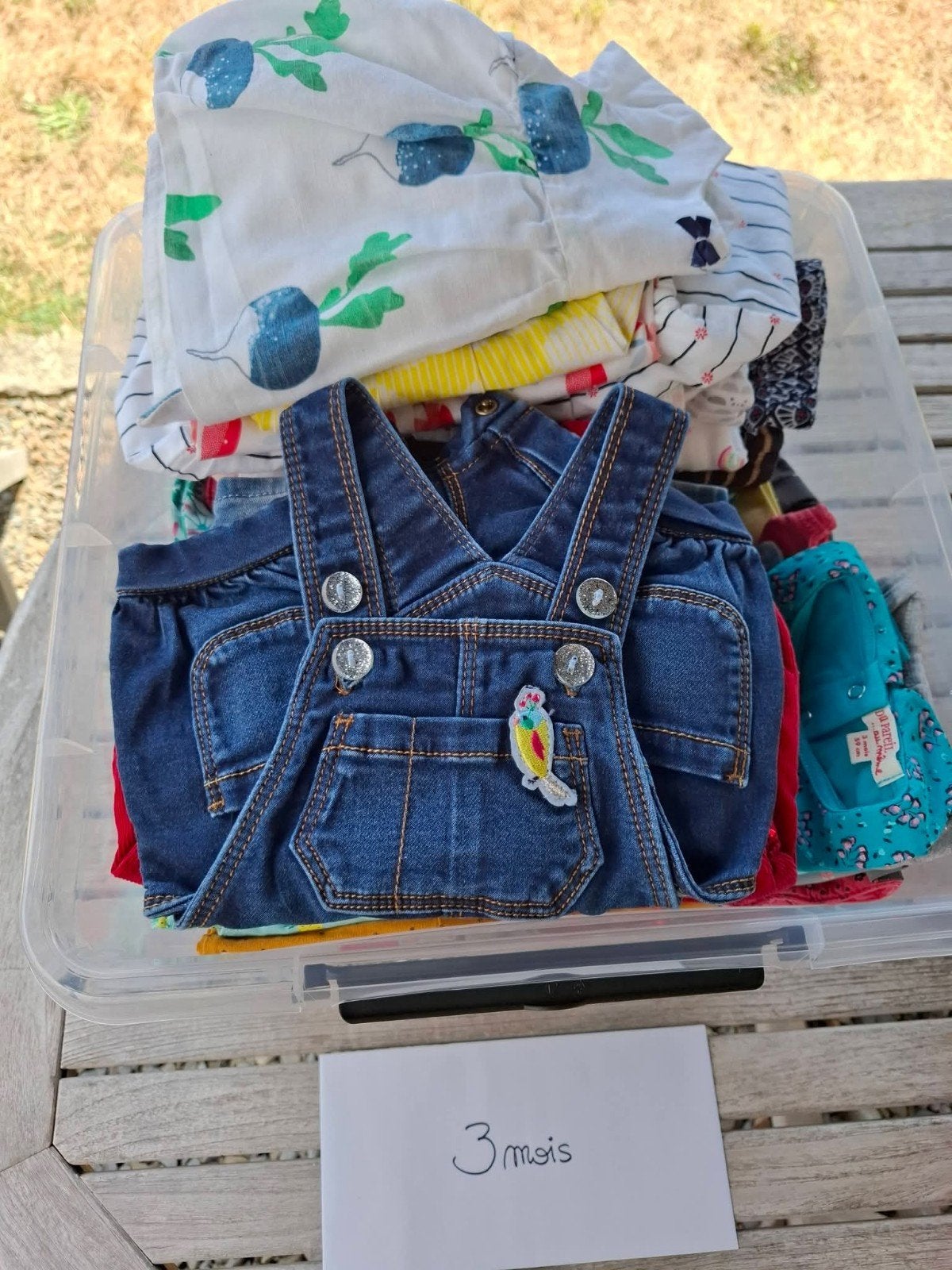 Lot de vêtements fille 3 mois, Enlèvement