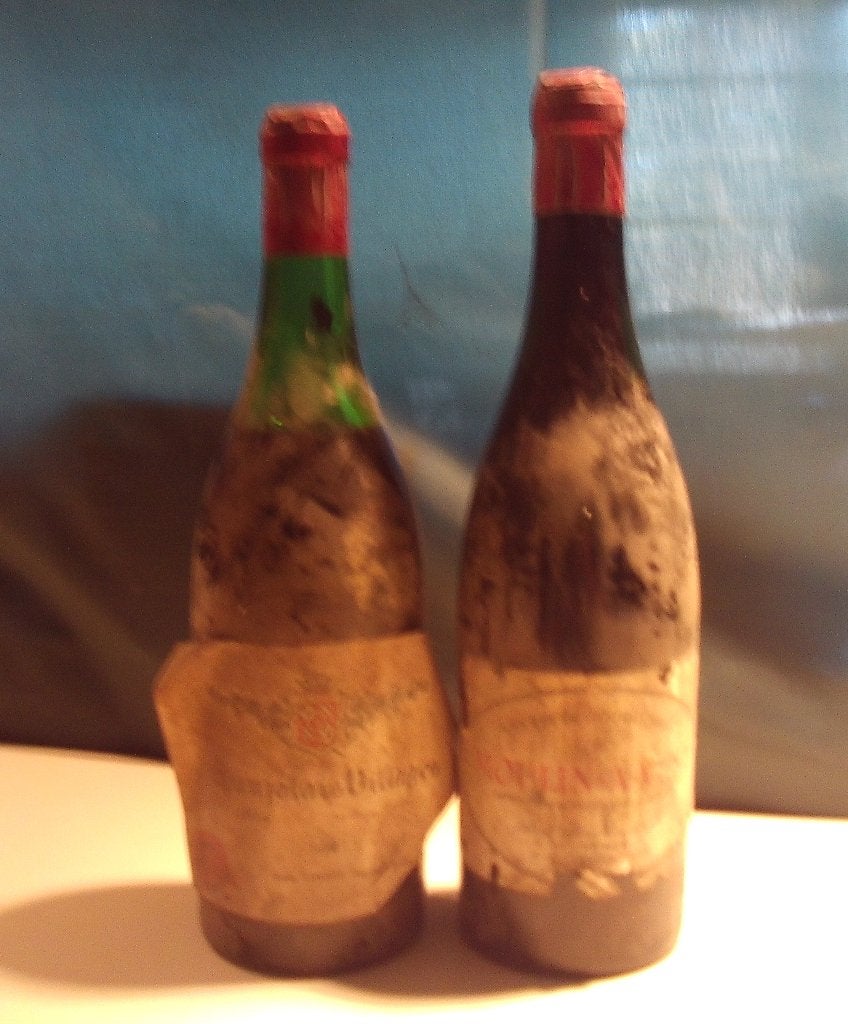 2 vieux vins rouges français de 1964, Enlèvement ou Envoi, Pleine, Comme neuf, Vin rouge