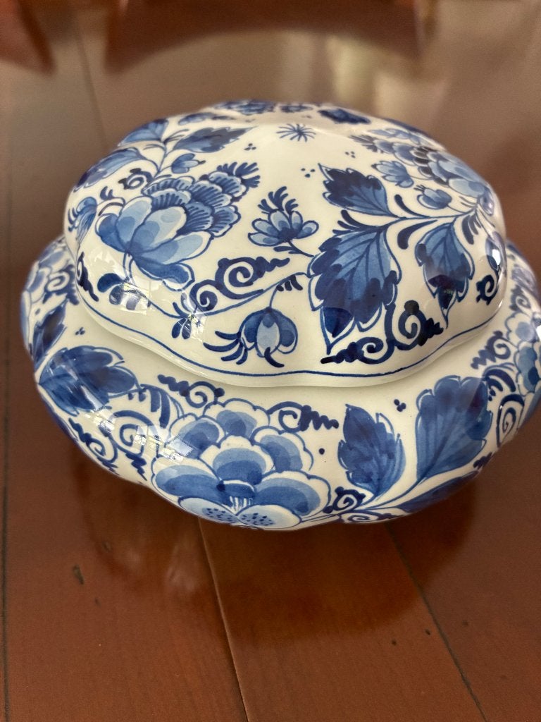 Delft bonbonière De Porceleinen Fles, Antiek en Kunst, Ophalen of Verzenden