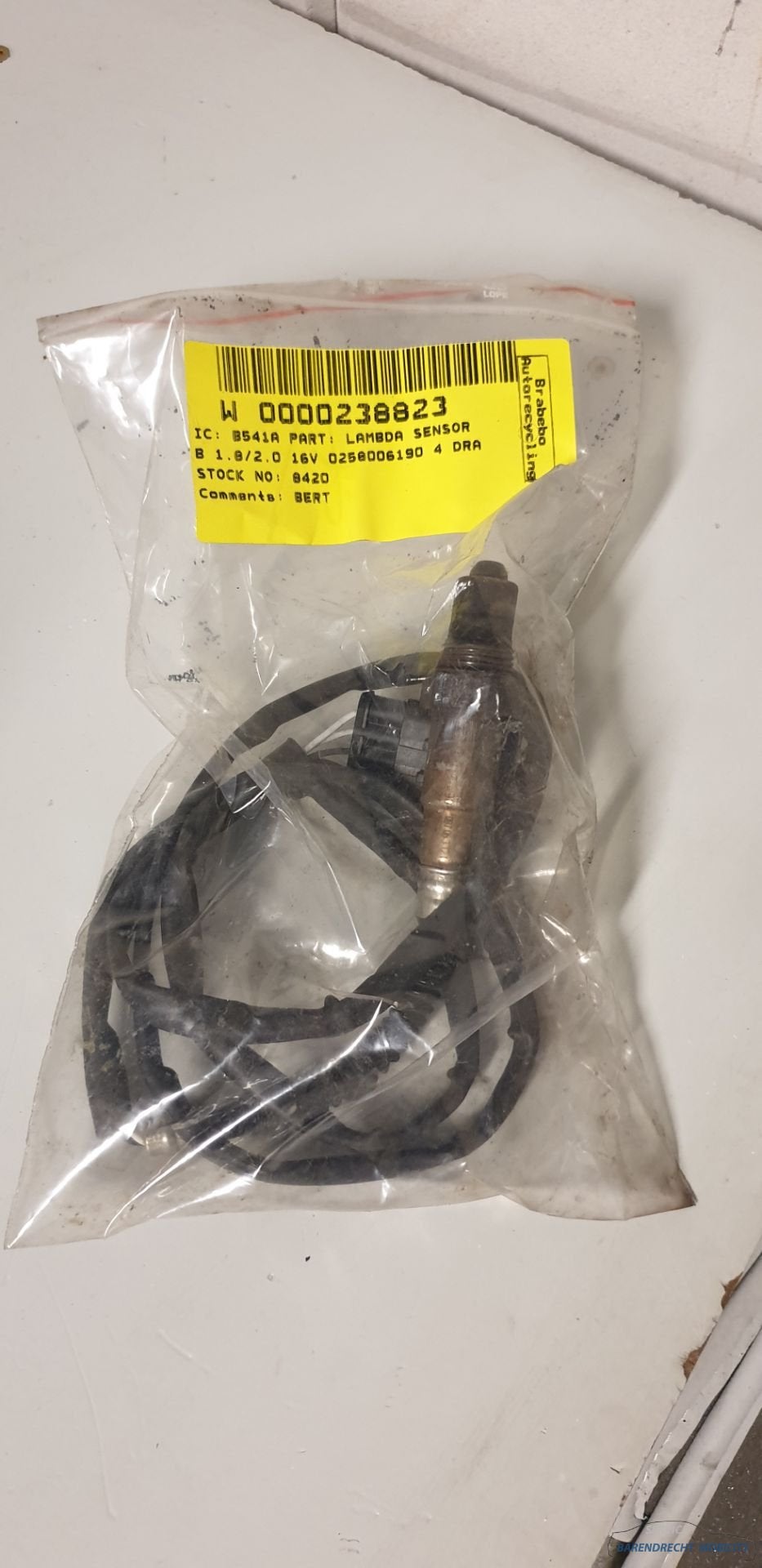 Lambdasonde Alfa Romeo 159 lambdasensor 1.8L Twin Spark 16V, Gebruikt, Dpofca@stellantis.com, Stellantis Europe S.p.A., Alfa Romeo
