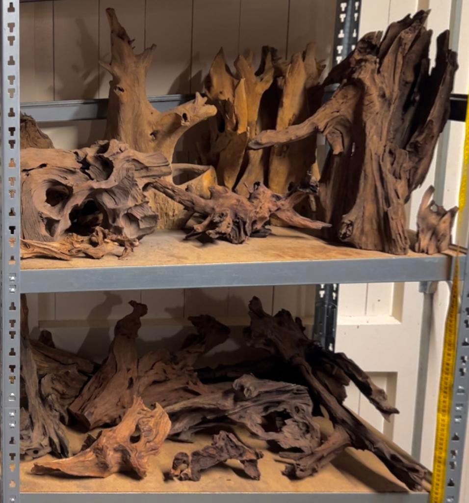 Grote Partij Kienhout / Spiderwood, Aquarium Hout Decoratie, Dieren en Toebehoren, Vissen | Aquaria en Toebehoren, Zo goed als nieuw