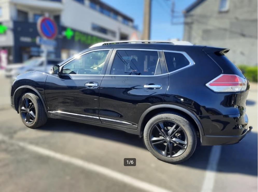 X-TRAIL TEKNA 1.6 dCi 2WD (Black Edition-stijl*), Auto's, Nissan, Voorwielaandrijving, Skiluik, Zwart, Leder