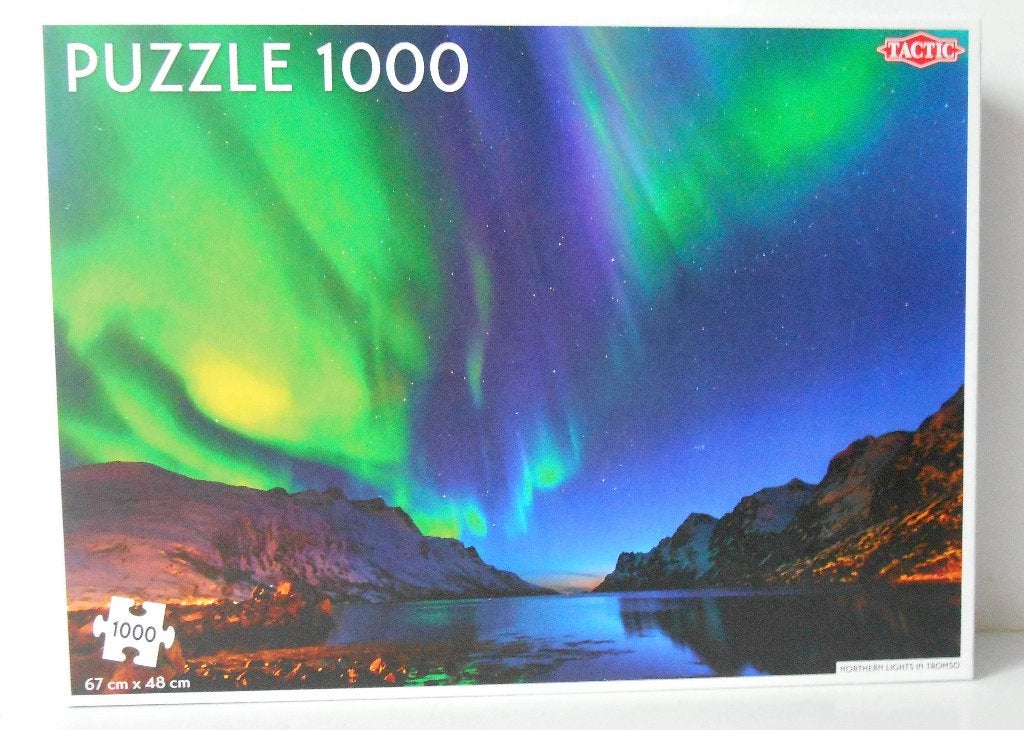 Puzzel Northern Lights in Tromso - 1OOO stuks, Verzenden, 500 t/m 1500 stukjes, Zo goed als nieuw, Legpuzzel