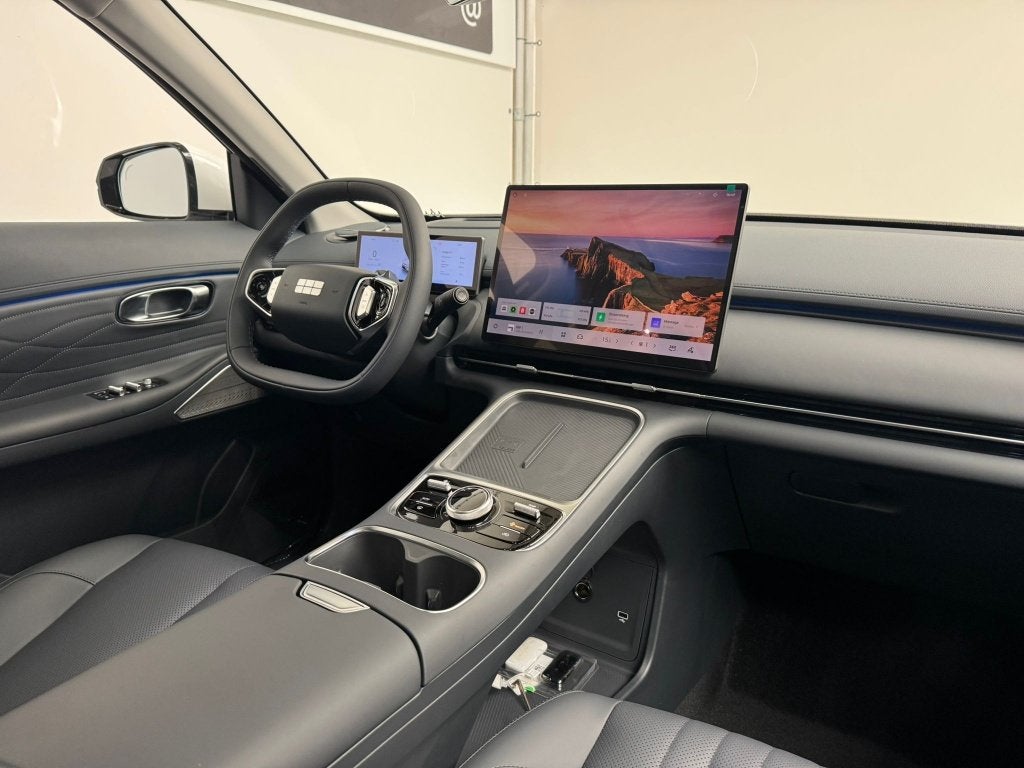 Geely Starray EM-i Max+ TOPUITVOERING – 29,8 kWh – 136 KM EL, Auto's, Overige Auto's, Dealer onderhouden, Parkeerassistent, Blauw