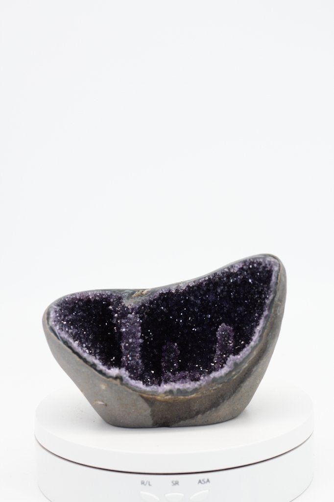 Exclusieve Artigas Amethist Geode Schaal met Kristallen, Ophalen of Verzenden, Mineraal