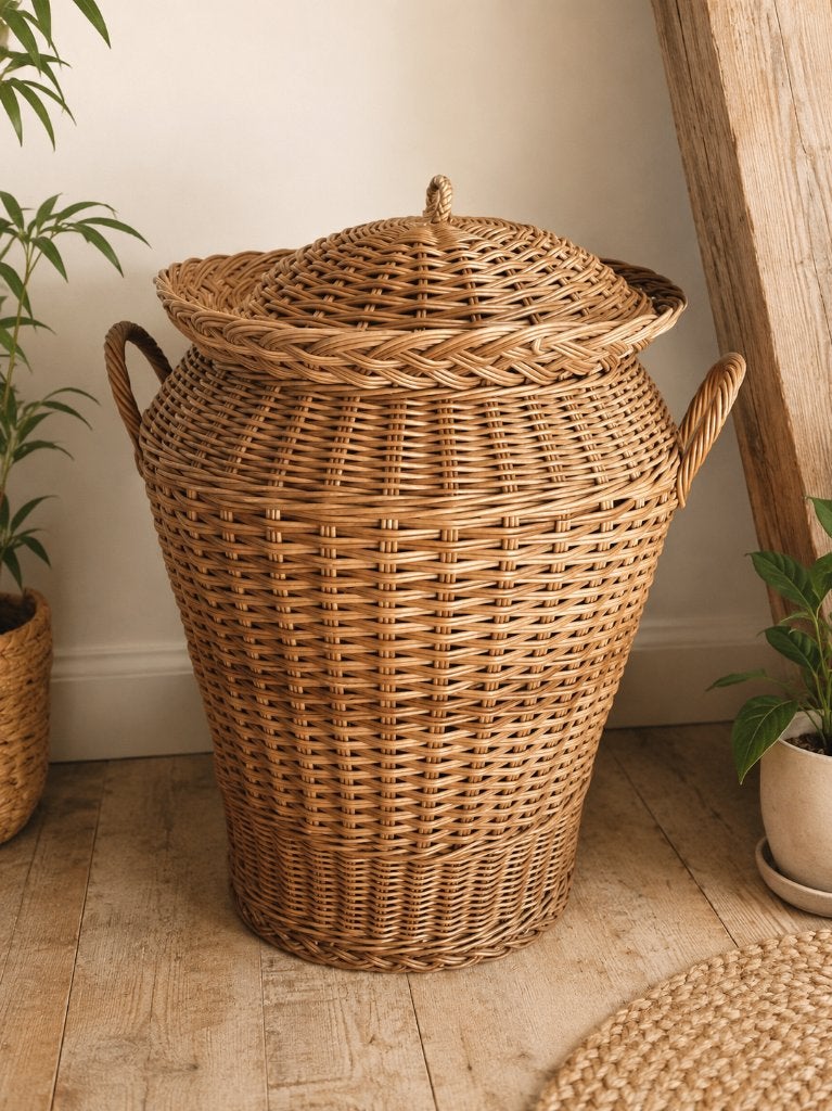 Grand panier osier, Osier, Enlèvement, Autres formes, Tressé