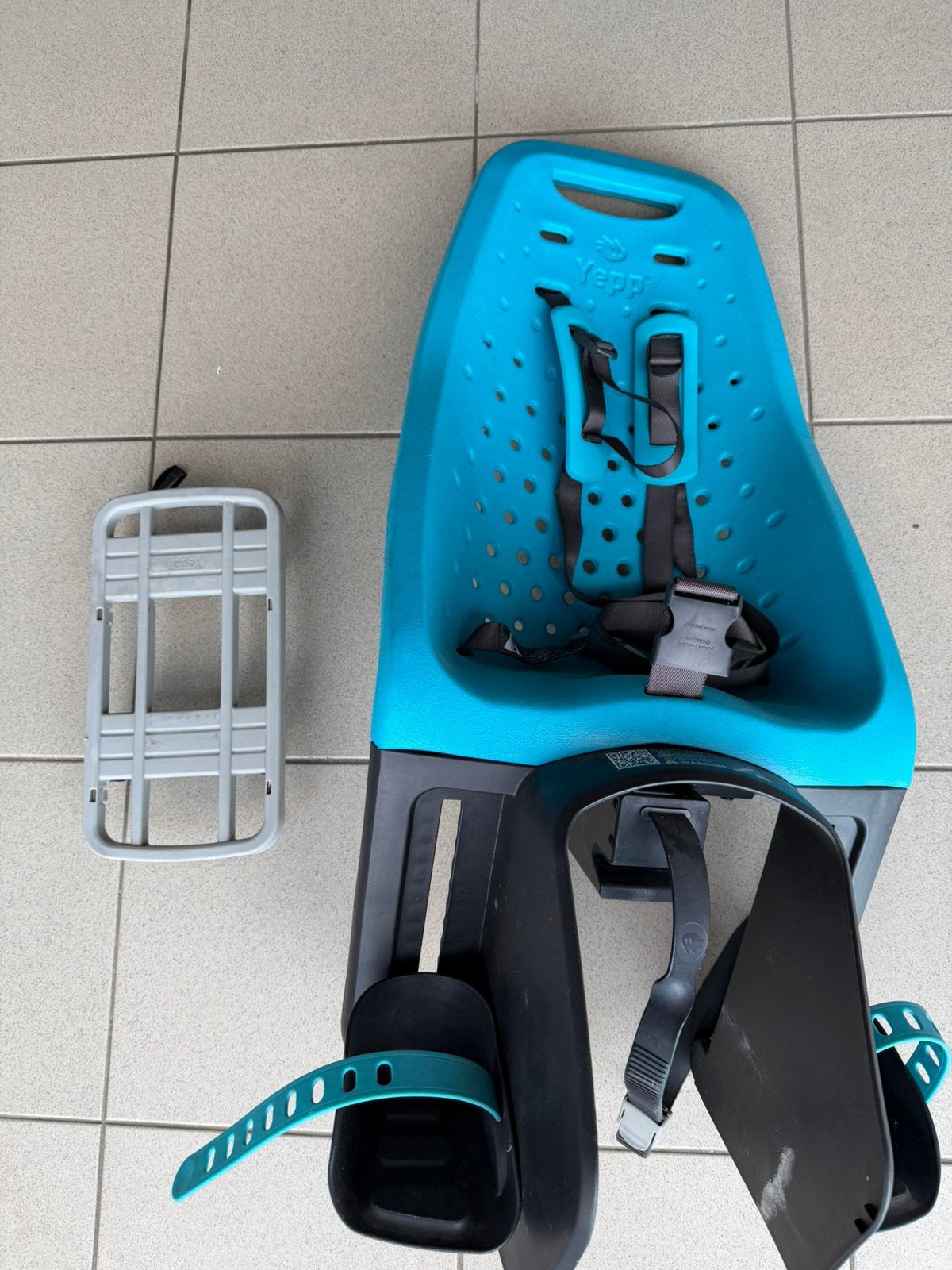 Thule Yepp fietsstoel met montagekit, Achterzitje, Voetsteuntjes, 15 t/m 36 kg, Ophalen of Verzenden