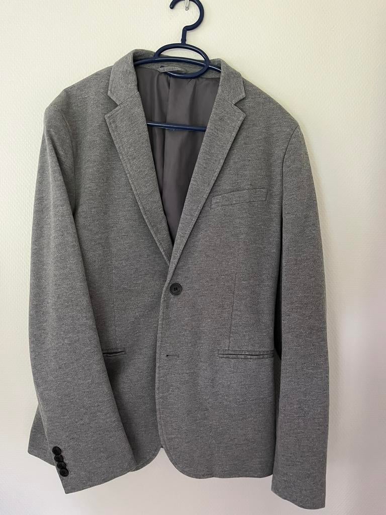Chique casual blazer van H&M, Ophalen of Verzenden, Zo goed als nieuw, Maat 48/50 (M), Grijs