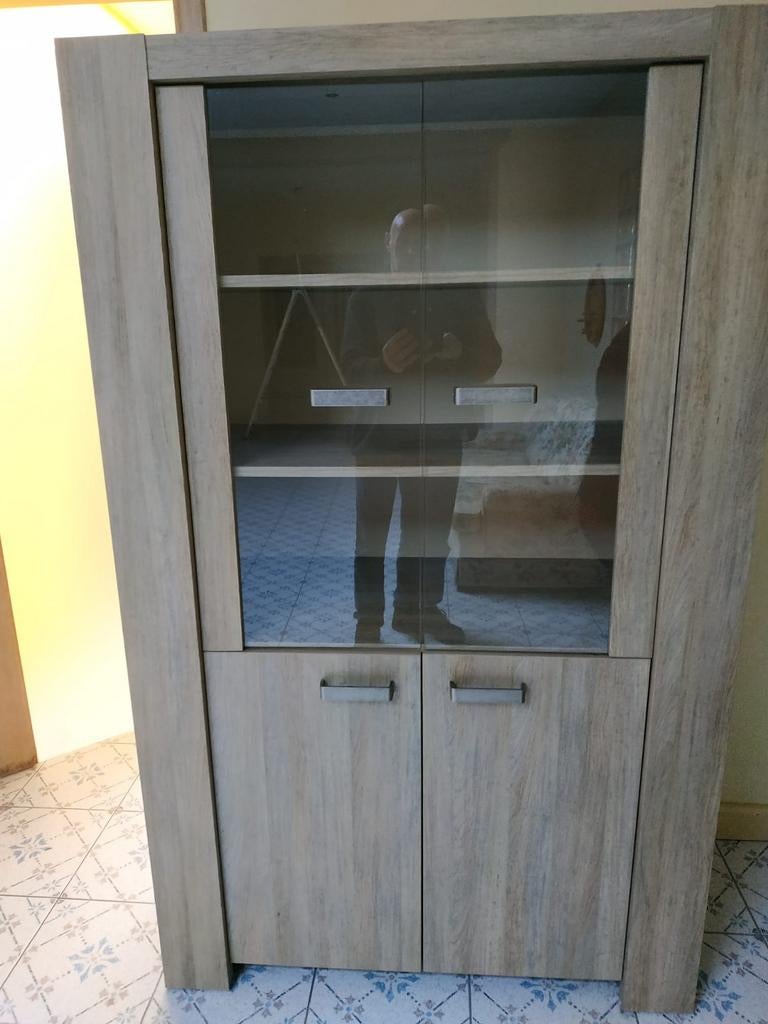 Barkast met glas, Huis en Inrichting, Ophalen, Glas