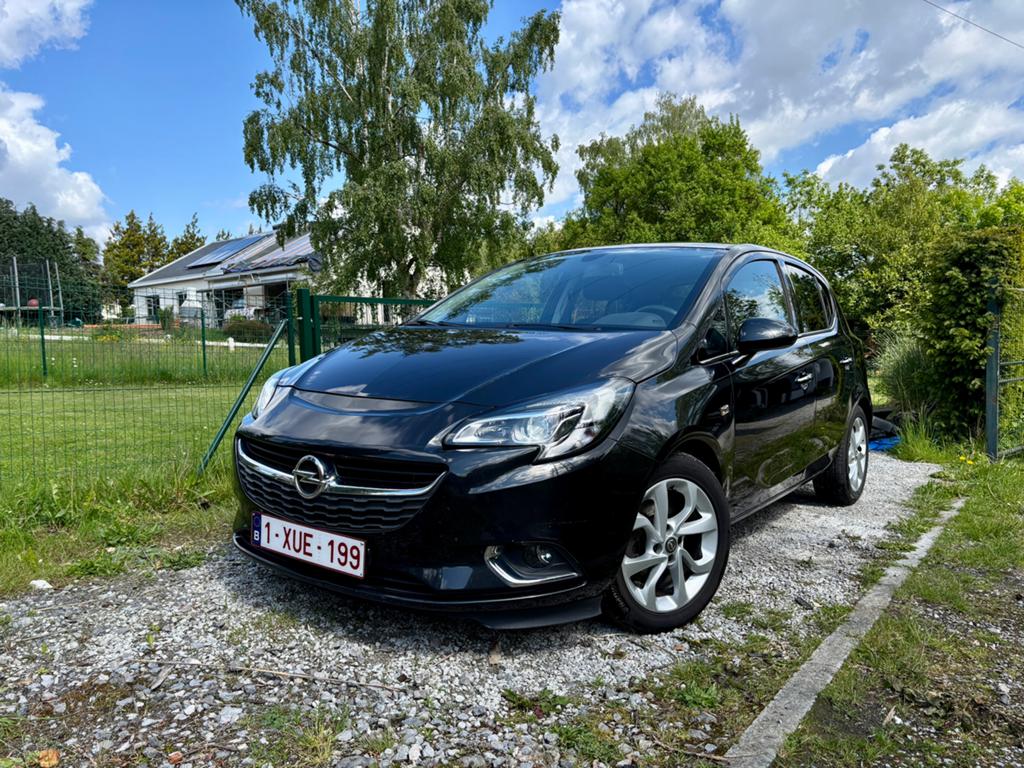 OPEL CORSA 1.3 Turbo Diesel (CDTI) 2016, Auto's, Opel, Zwart, Zwart, Leder, Diesel