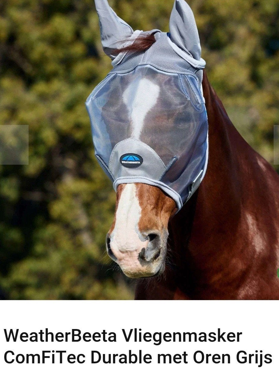 Vliegenmasker maat L (cob/pony), Vliegenmasker, Ophalen of Verzenden, L, Cob