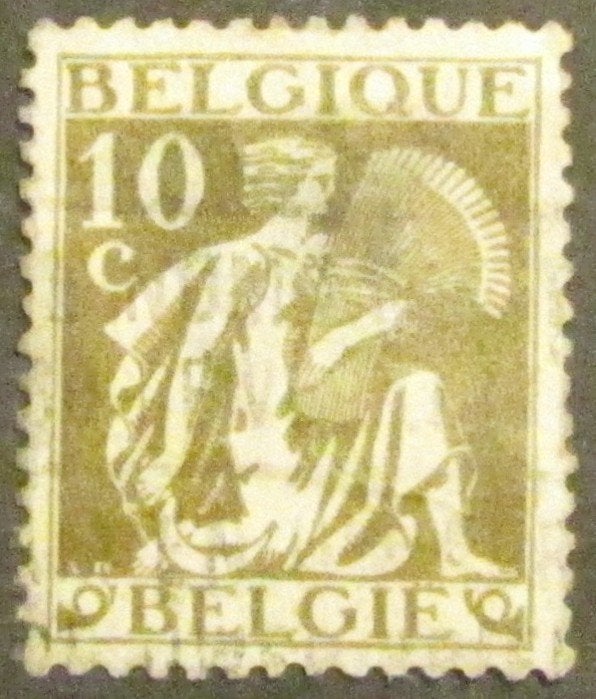 10 centimes estampillés OBC 337, Enlèvement ou Envoi, Affranchi, Timbre-poste, Autre