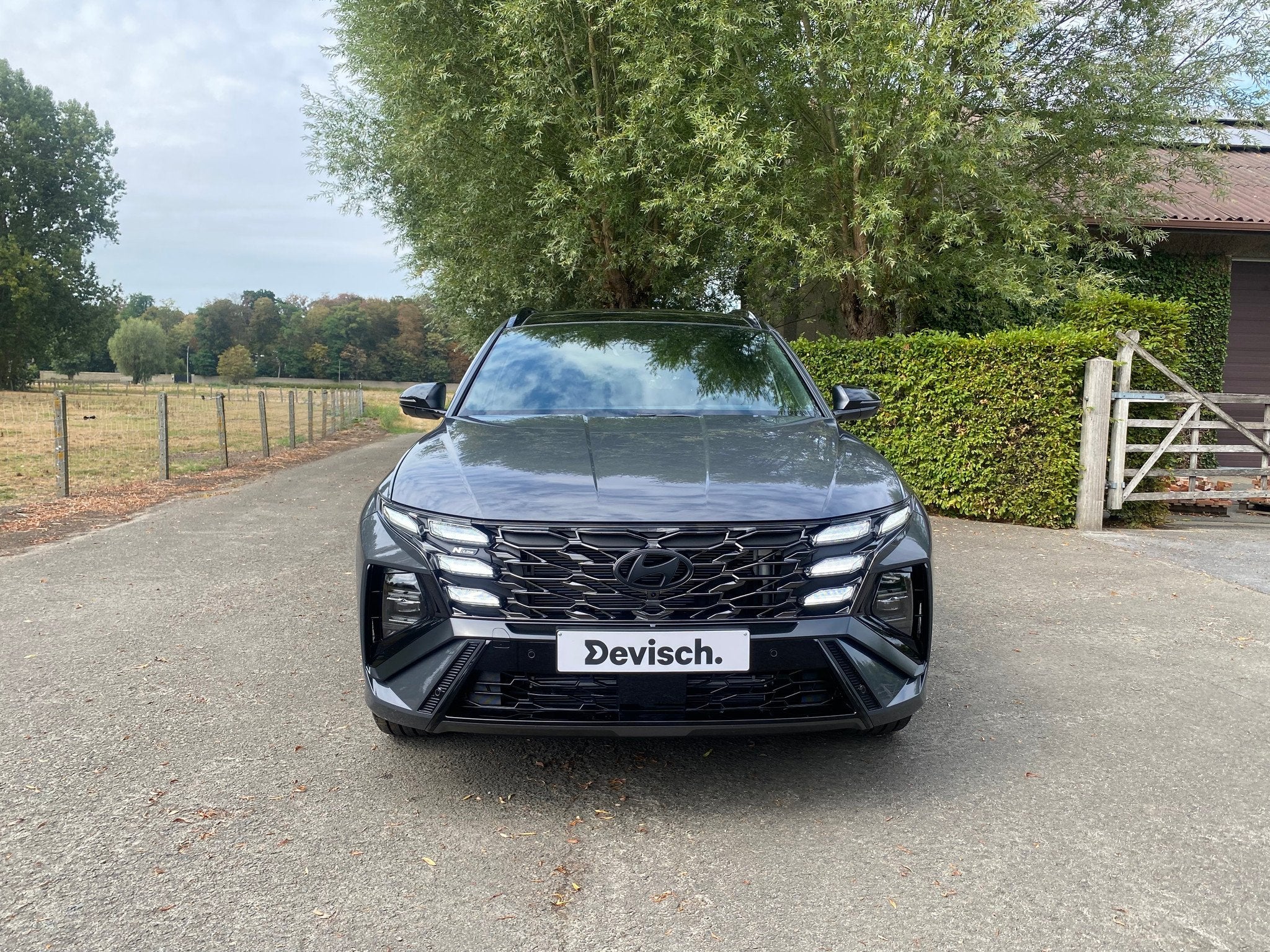 Hyundai NX4 TUCSON HEV 1.6 T-GDI 6AT - SHINE SHADOW N-LINE 2, 179 pk, Zwart, 4 cilinders, Bedrijf