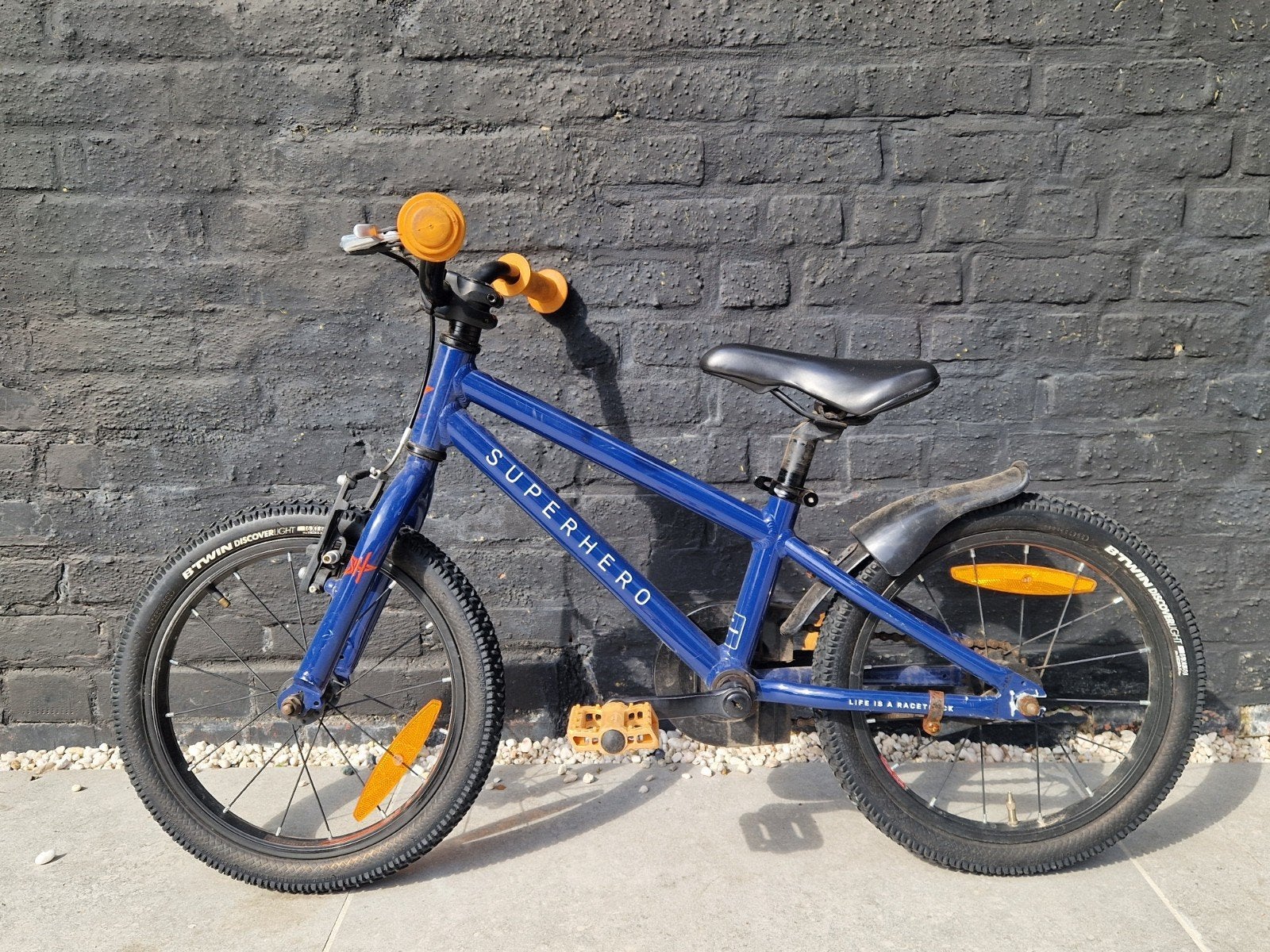 kinderfiets 16", Fietsen en Brommers, Ophalen of Verzenden, Gebruikt, Terugtraprem, 16 tot 20 inch
