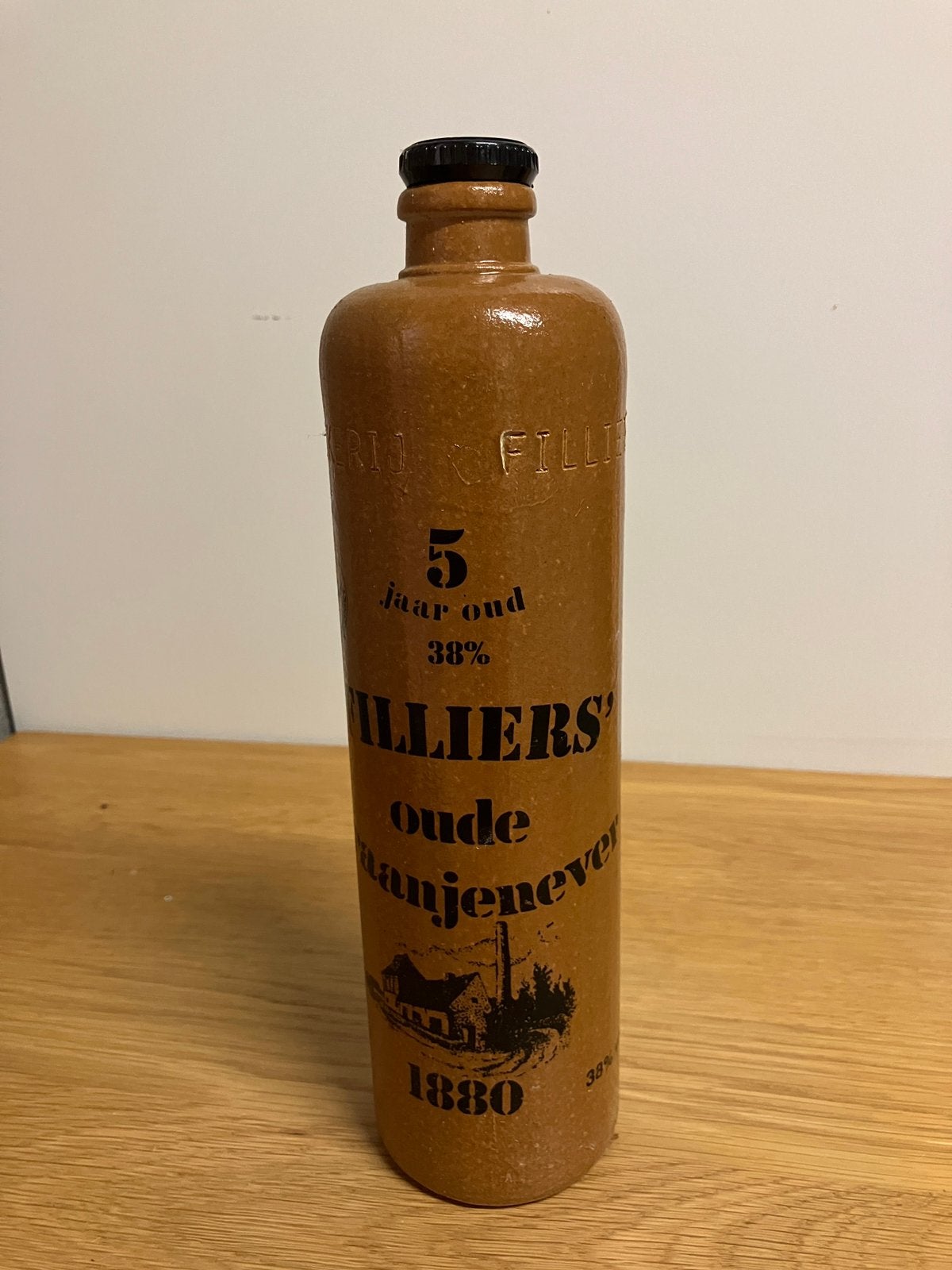 Lege fles / kruik Filliers graan jenever, Antiek en Kunst, Ophalen of Verzenden