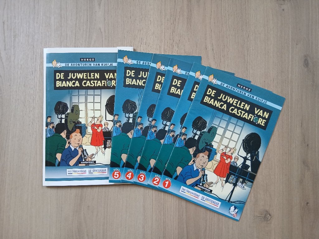 Kuifje - De juwelen van Bianca Castafiore (reclame-uitgave), Boeken, Ophalen of Verzenden, Hergé
