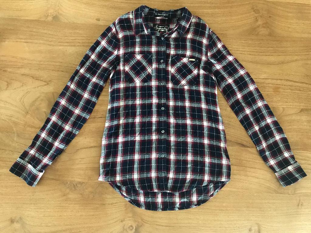 Hemden – maat 36 (S) - Superdry, JBC, Zwart, Ophalen of Verzenden, Zo goed als nieuw, Maat 36 (S)