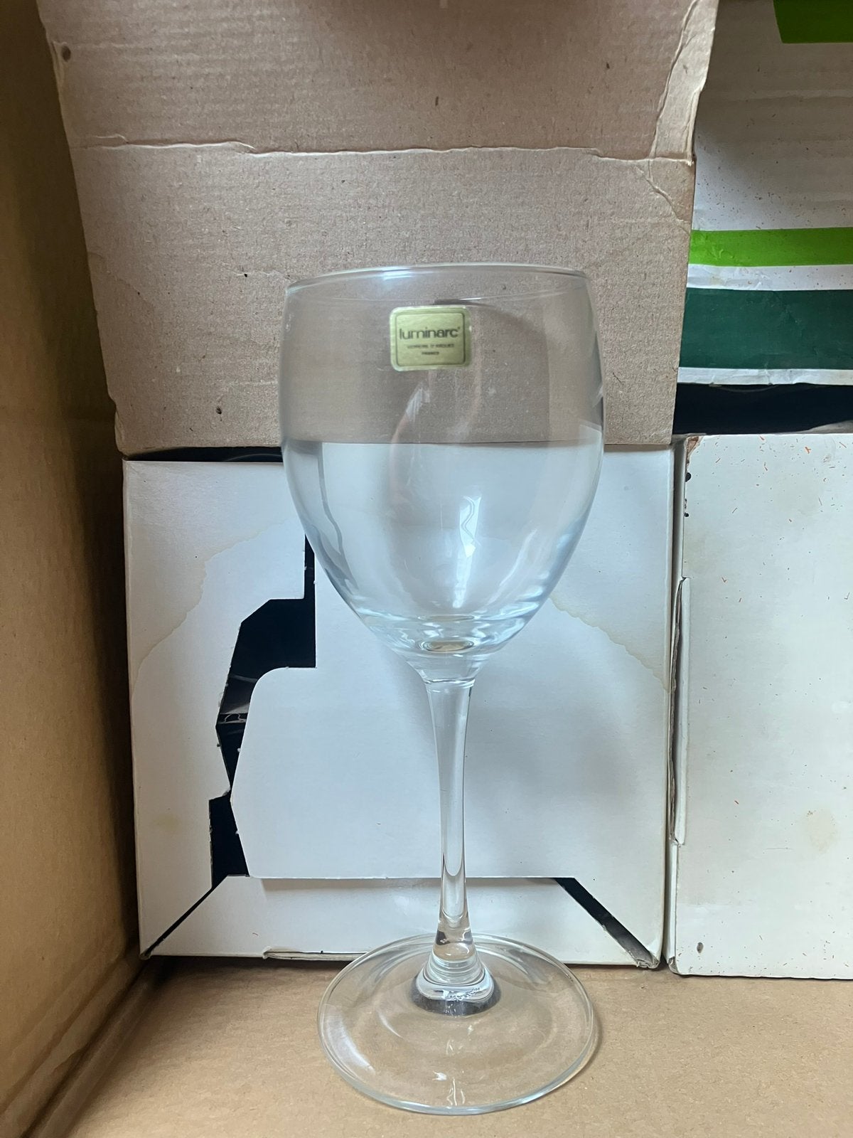 Glazen, Enlèvement, Comme neuf