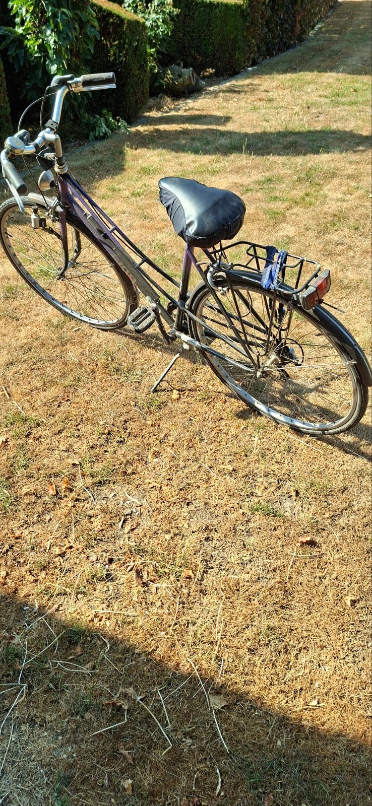 damesfiets, Ophalen