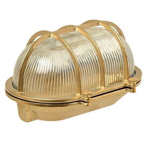 Prof Bulleye GIANT 75W E27 glas + messing korf IP64, Verzenden