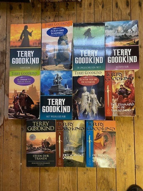 TERRY GOODKIND DE WETTEN VAN DE MAGIE DIVERSE DELEN TE KOOP, Boeken, Ophalen of Verzenden