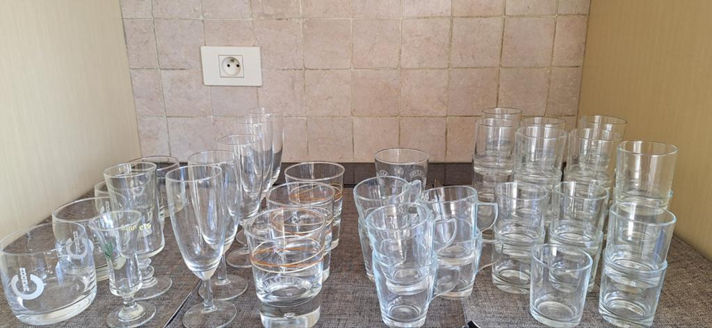 Aperitief- en amuseglazen (6 stuks=€5), Verzamelen, Glas en Drinkglazen, Zo goed als nieuw, Borrel- of Shotglas, Ophalen