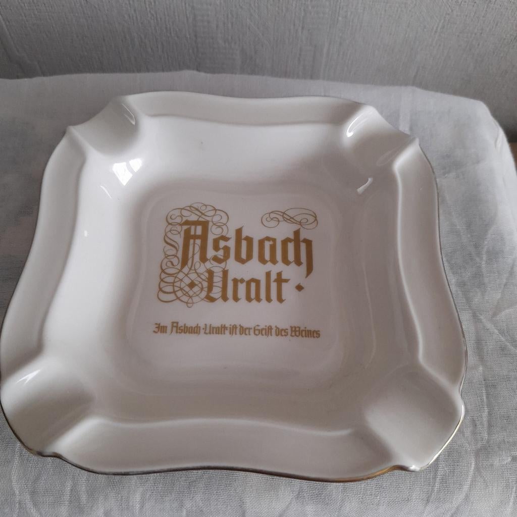 Asbak  Asbach Uralt - porselein Rosenthal., Ophalen of Verzenden, Asbak