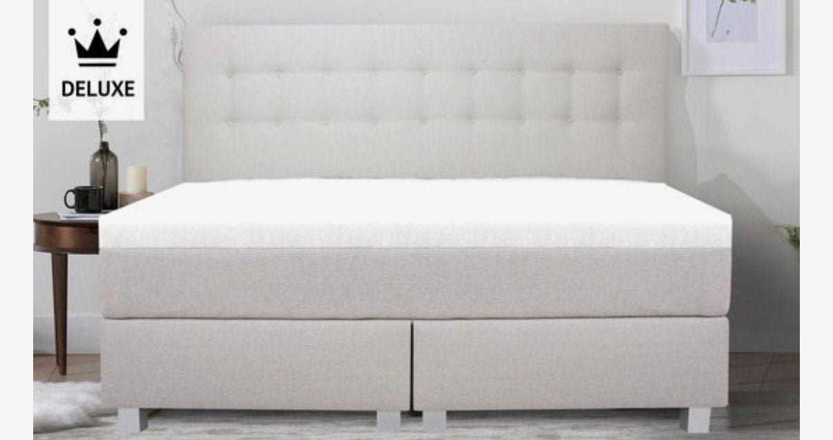 Sommier 160x200, Maison & Meubles, Beige, Enlèvement, Utilisé, 200 cm