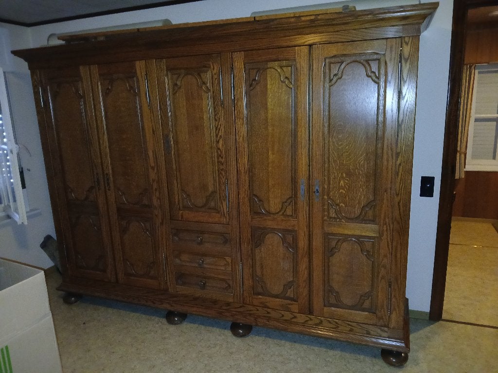 Eiken slaapkamer, Ophalen, Gebruikt, Tweepersoons, Eiken
